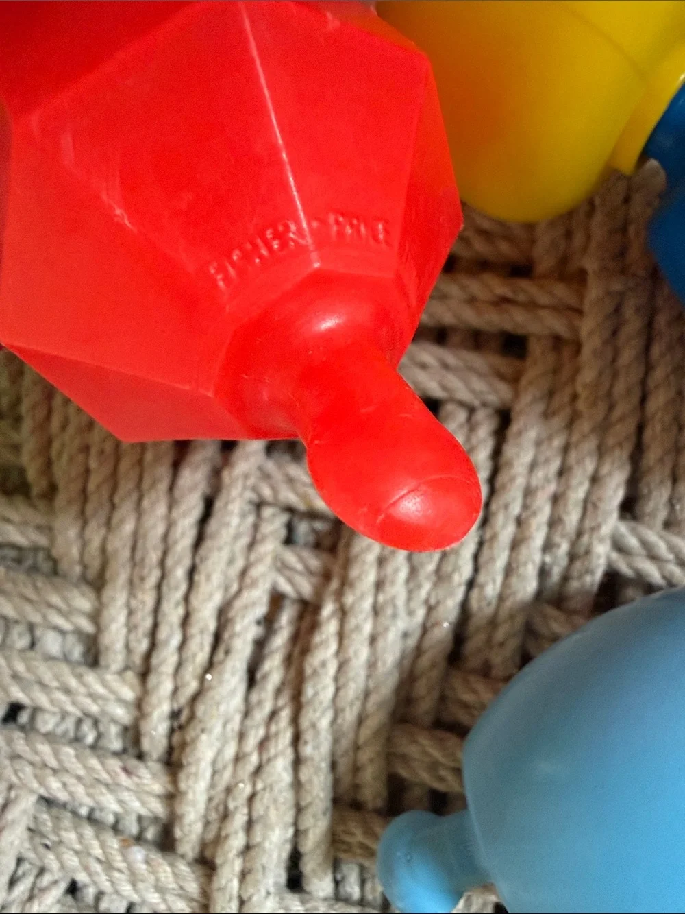 Vintage Fisher Price Snap Lock Beads Fine Motor Skills Toy